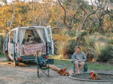 Salt Bush Campers with Van Halen in Deep Creek Conservation Park